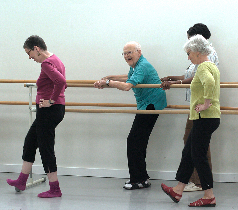 Tap at the Barre. Dance for PD at Mark Morris Dance Center. Photo by Amber Star Merkens web