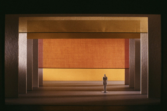 Set model by designer Adrianne Lobel for L’Allegro, il Penseroso ed il Moderato, 1988.